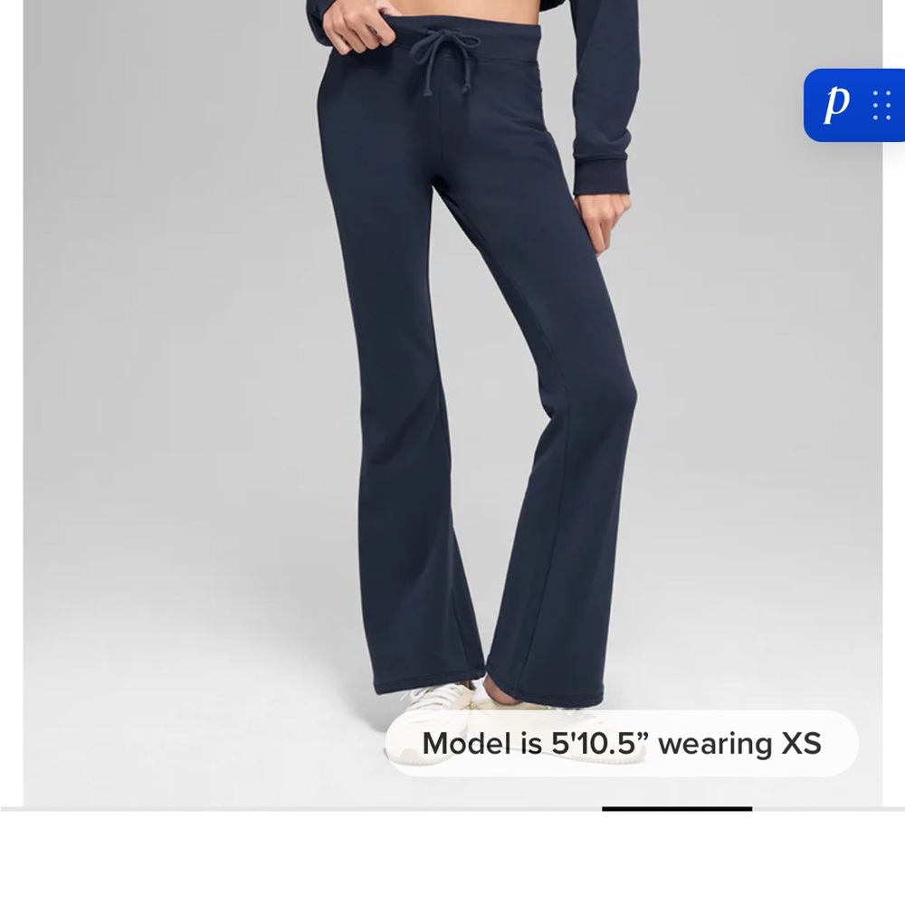 ALO Yoga Navy Swat Boot Cut Flare Pants Small